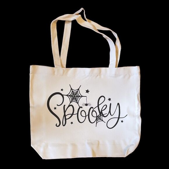 NWT Wool + Pepper Co. SPOOKY Tote Bag - Picture 1 of 2